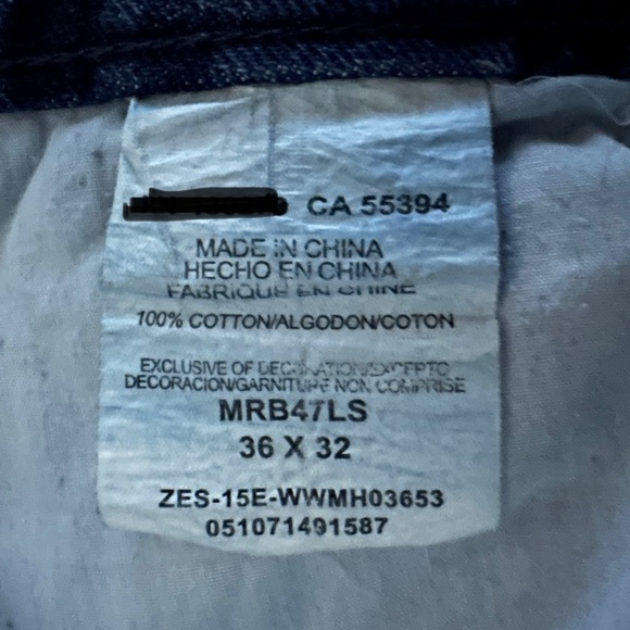 Wrangler Rock 47 Men’s Bootcut Jeans 36x32 – Classic Western Denim Style. - Picture 10 of 10